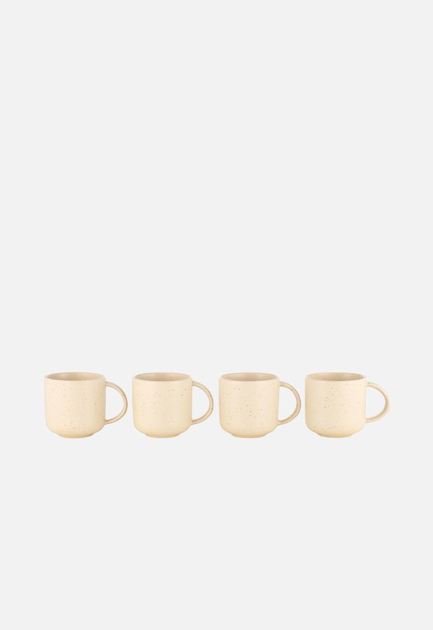 Maxwell & Williams - Palette 360ml Mugs Set of 4 - Cream