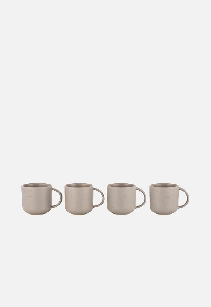 Maxwell & Williams - Palette 360ml mugs set of 4 - grey