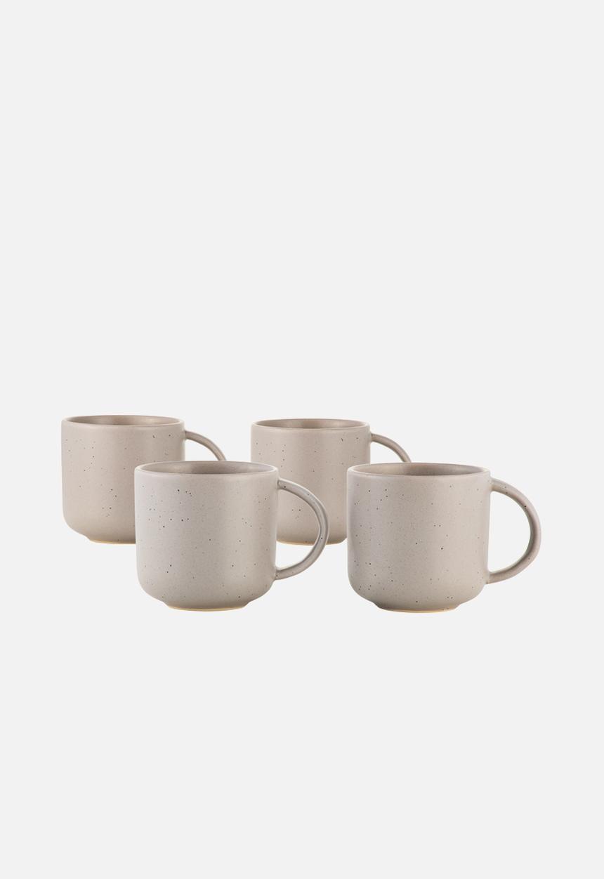 Maxwell & Williams - Palette 360ml mugs set of 4 - grey