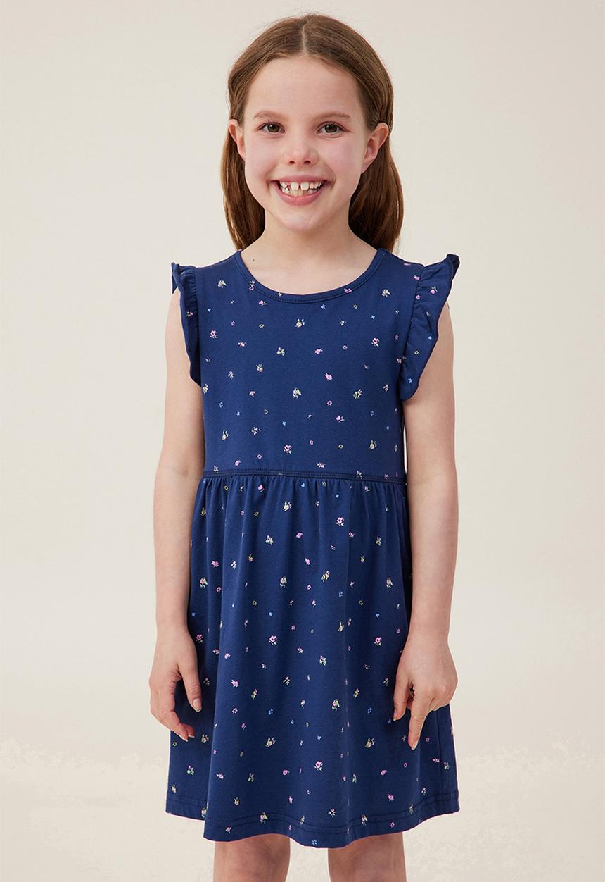 Cotton On - Olive short sleeve dress - navy blazer/alice floral