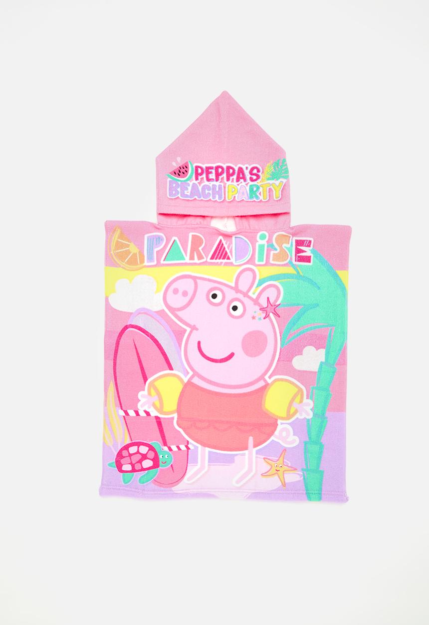 Character Group - Peppa pig hooded towel - lilac