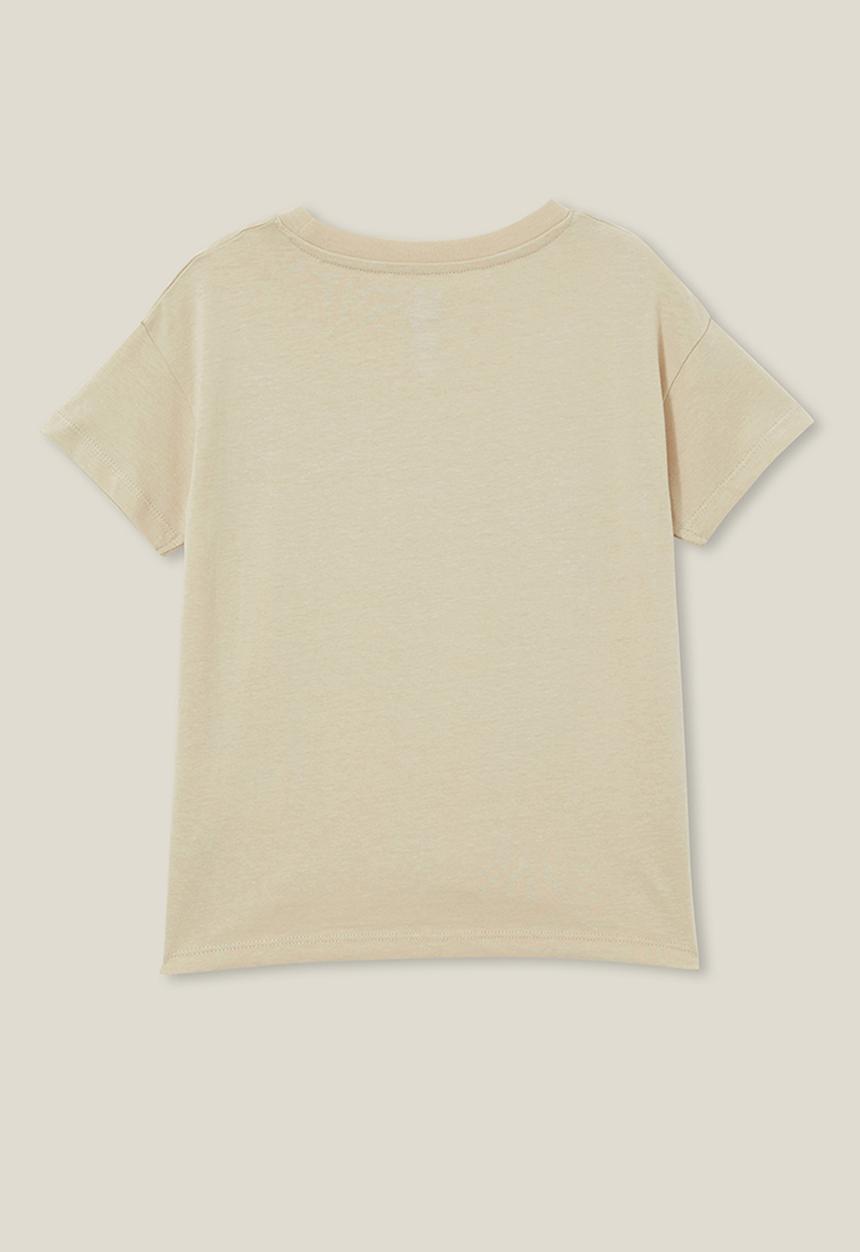 Cotton On - Poppy short sleeve print tee - rainy day/running the world