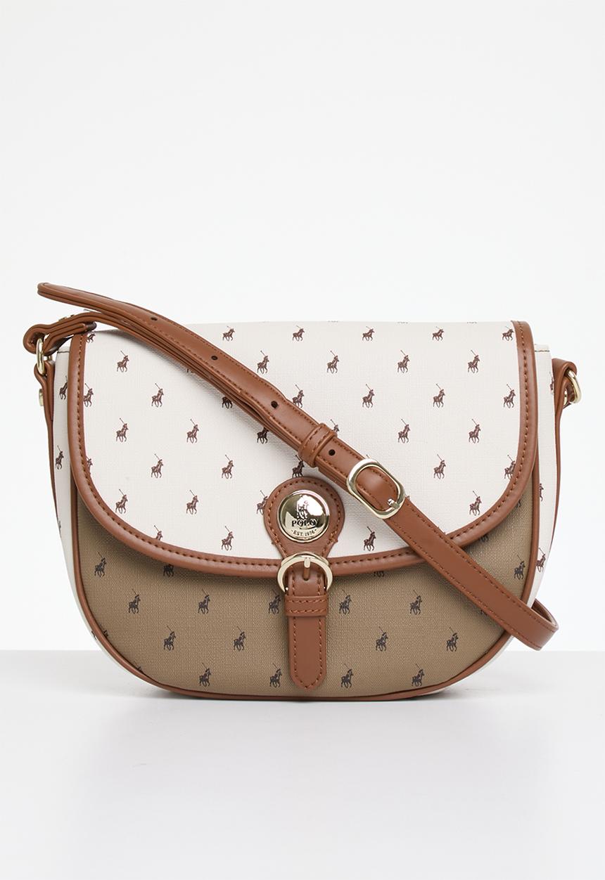 POLO - Saddle crossbody - cream