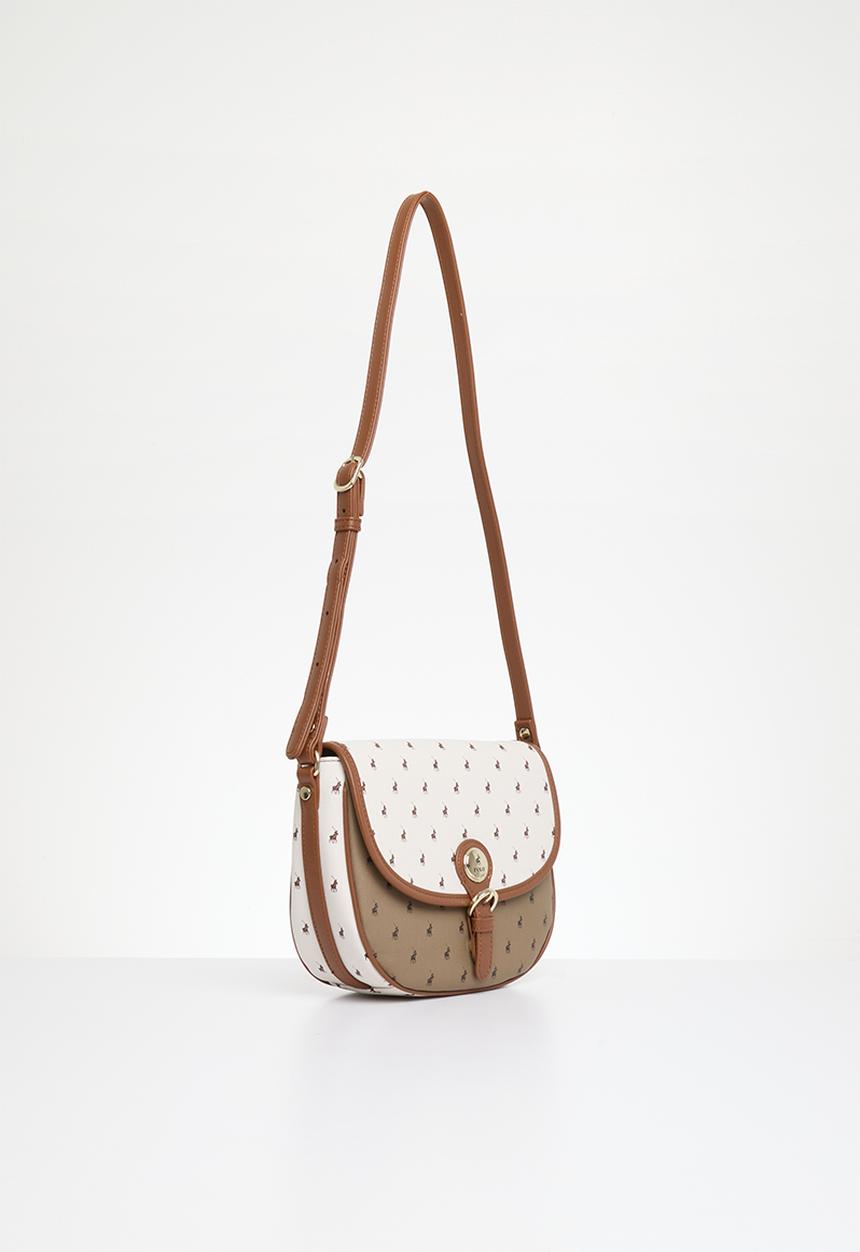 POLO - Saddle crossbody - cream