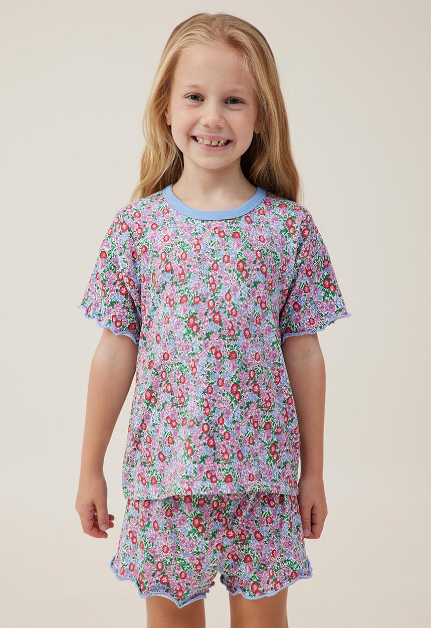 Cotton On - Dani short sleeve pyjama set - vanilla/libby floral
