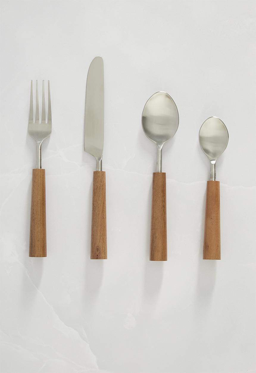 Sixth Floor - Pike cutlery set of 4 - natural