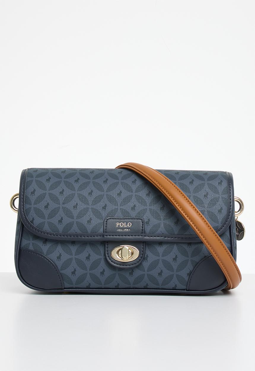 POLO - Flapover baguette - navy