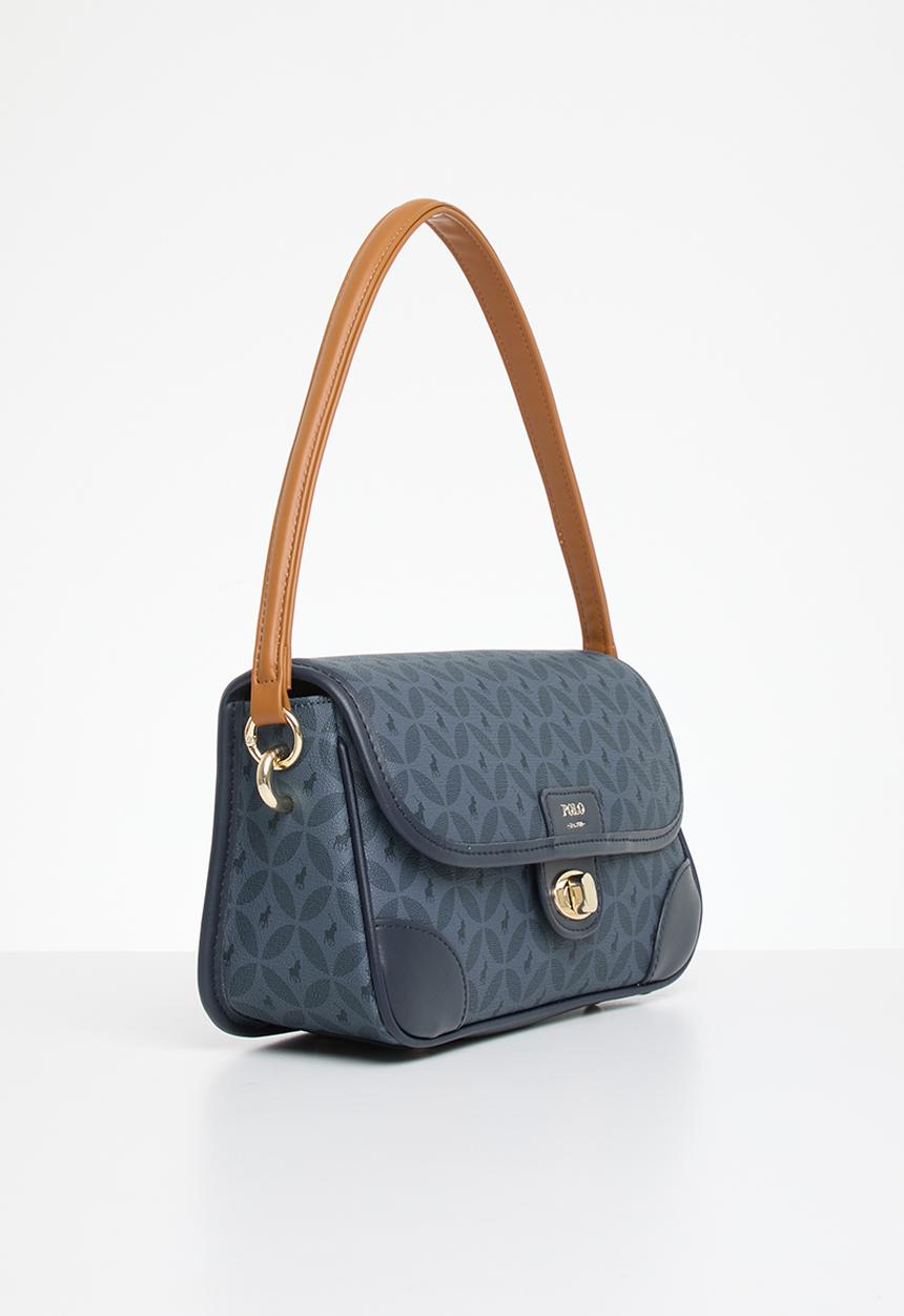 POLO - Flapover baguette - navy