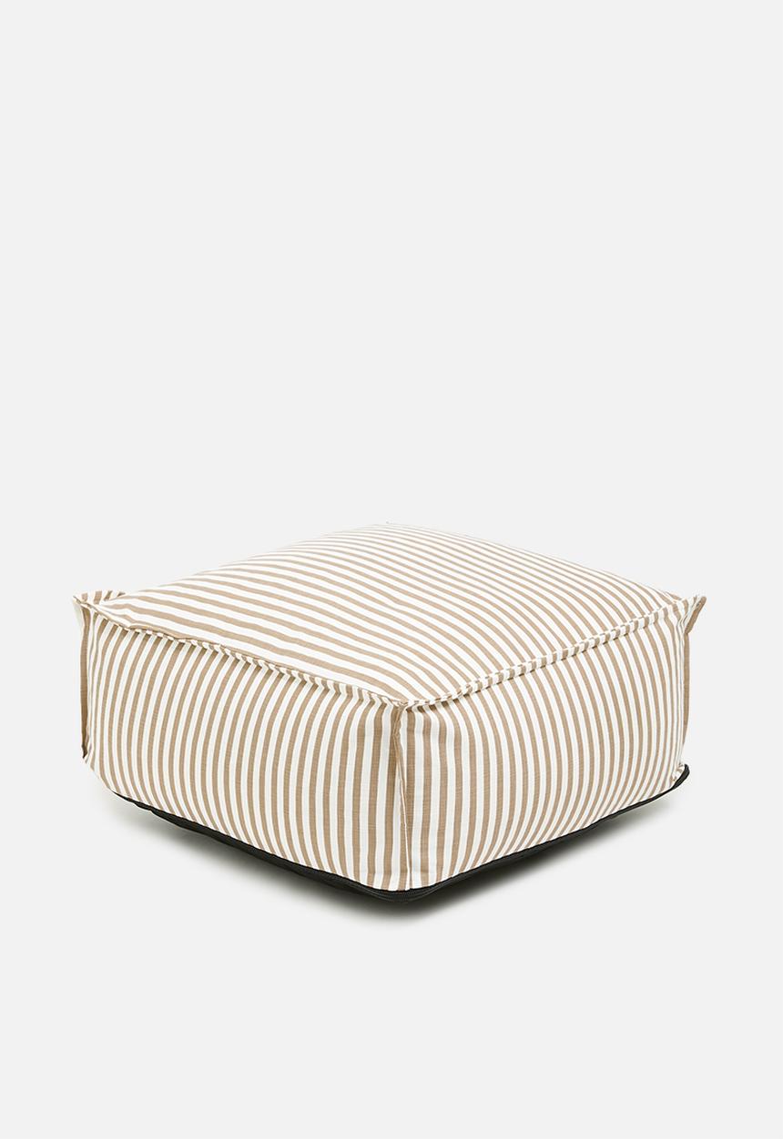 Sixth Floor - Haze patio floor cushion - natural