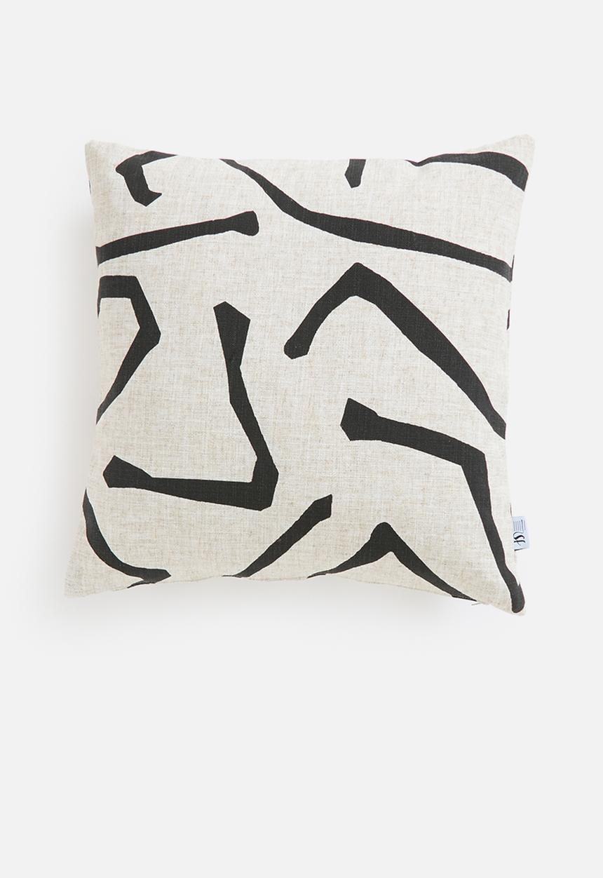 Sixth Floor - Auralight cushion cover - black