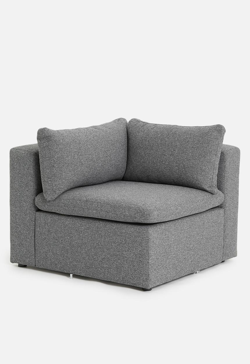 Sixth Floor - Halo modular corner wedge - grey