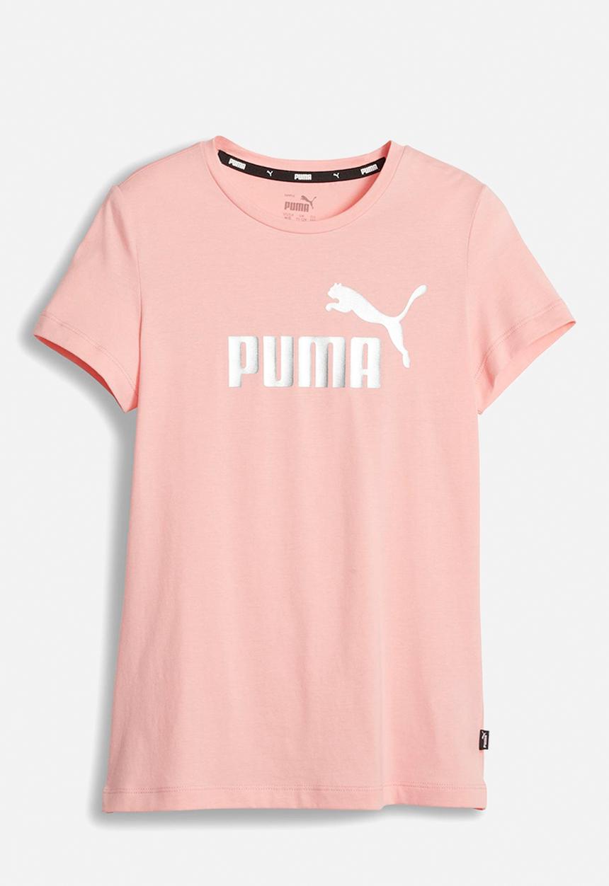 PUMA - Ess+ logo tee g - peach smoothie