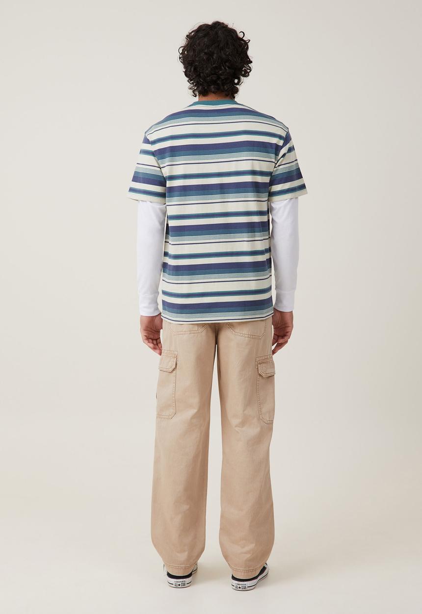 Cotton On - Tactical cargo pant - vintage gravel stone herringbone