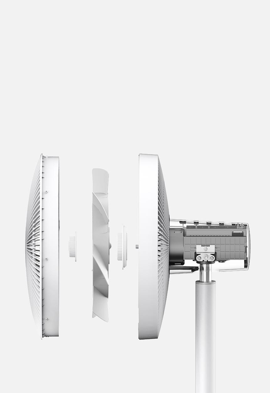 Xiaomi - Smart Standing Fan 2 - White