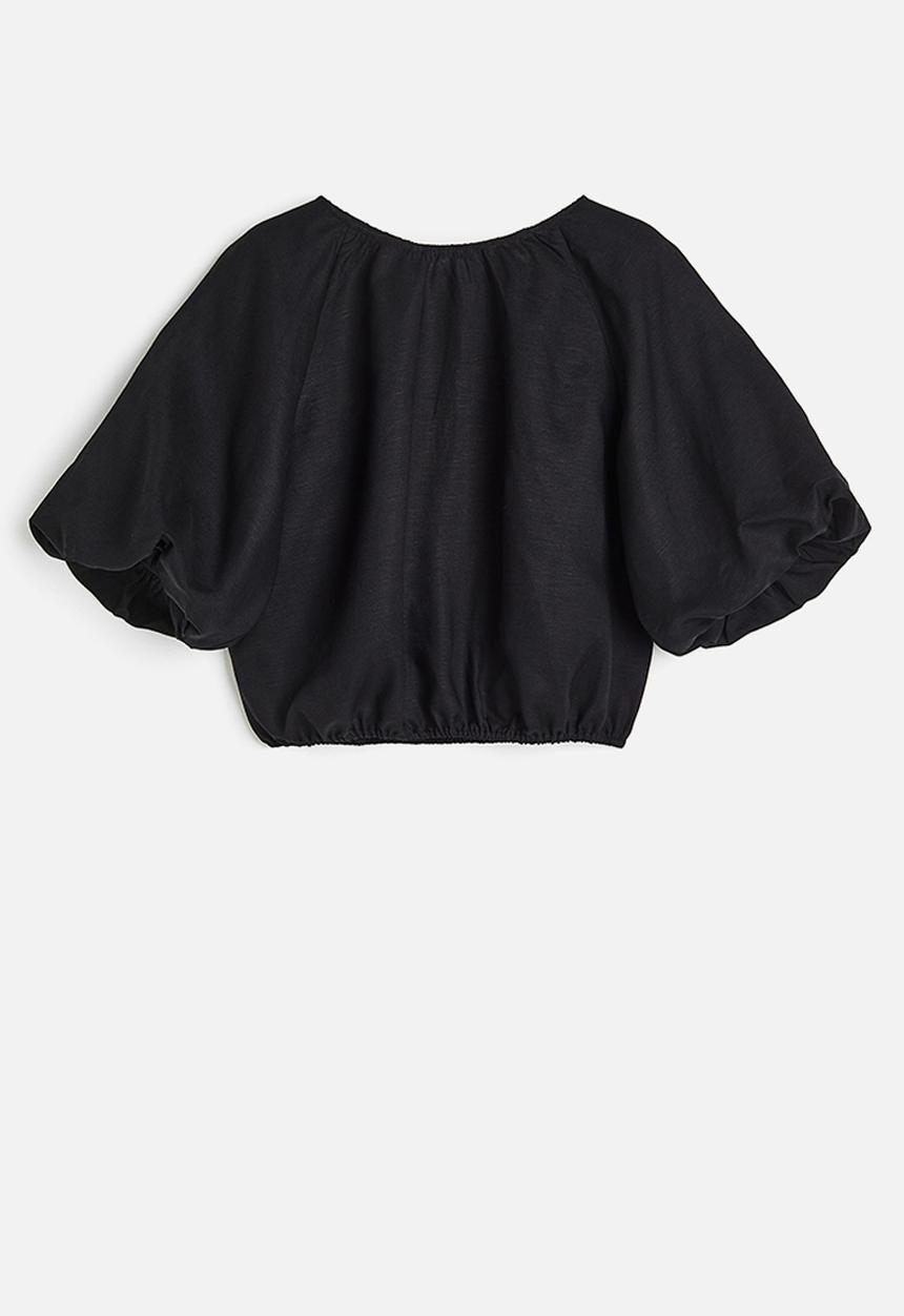 H&M - Voluminous blouse - black