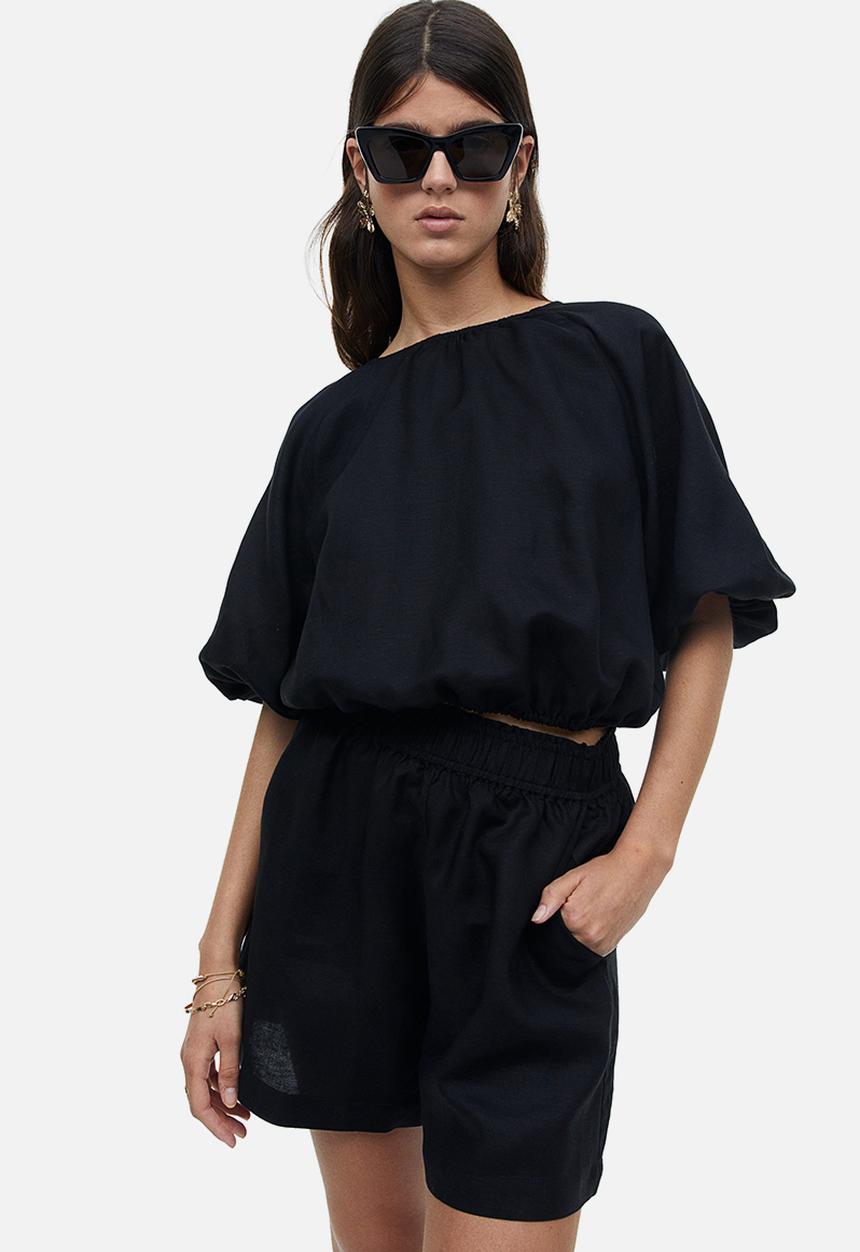H&M - Voluminous blouse - black
