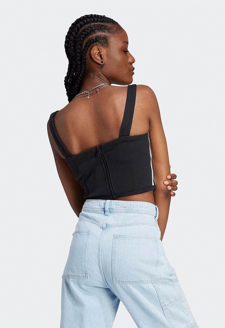 adidas Originals - Rib corset tank - black