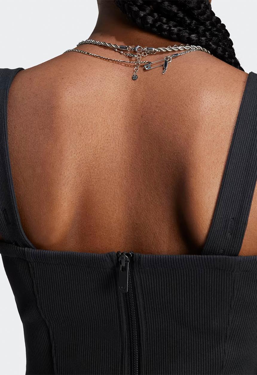 adidas Originals - Rib corset tank - black