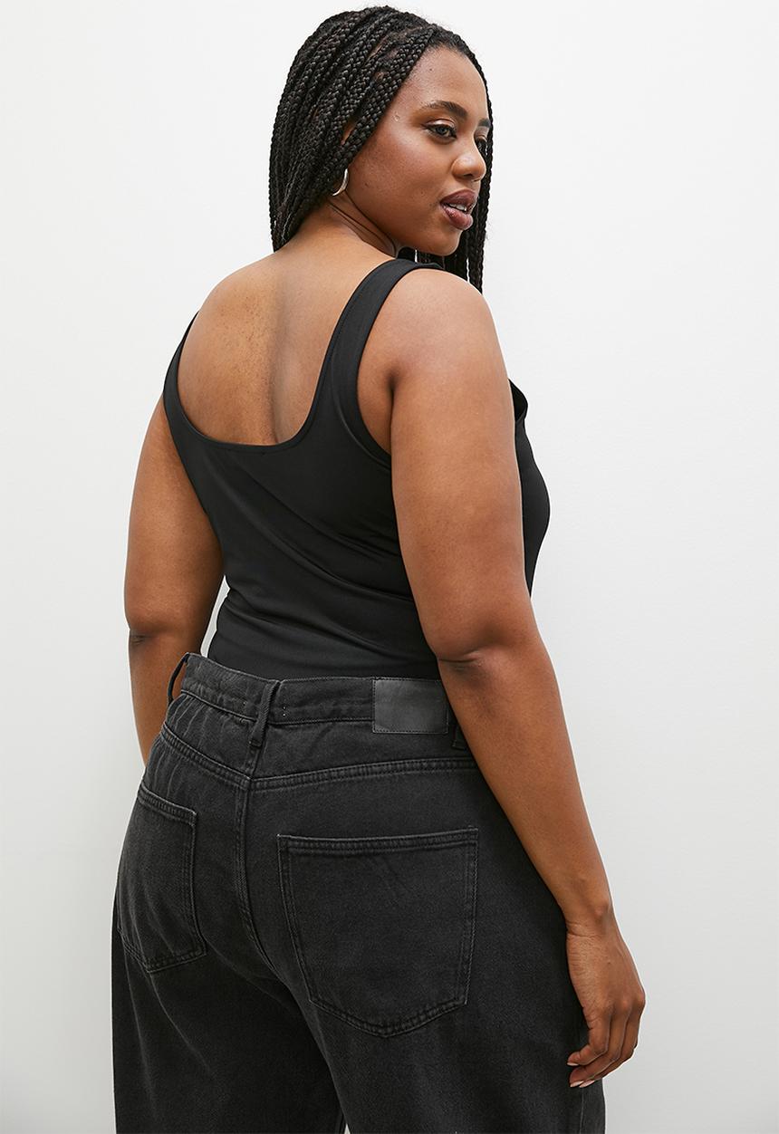 Superbalist - Square neck vest - black
