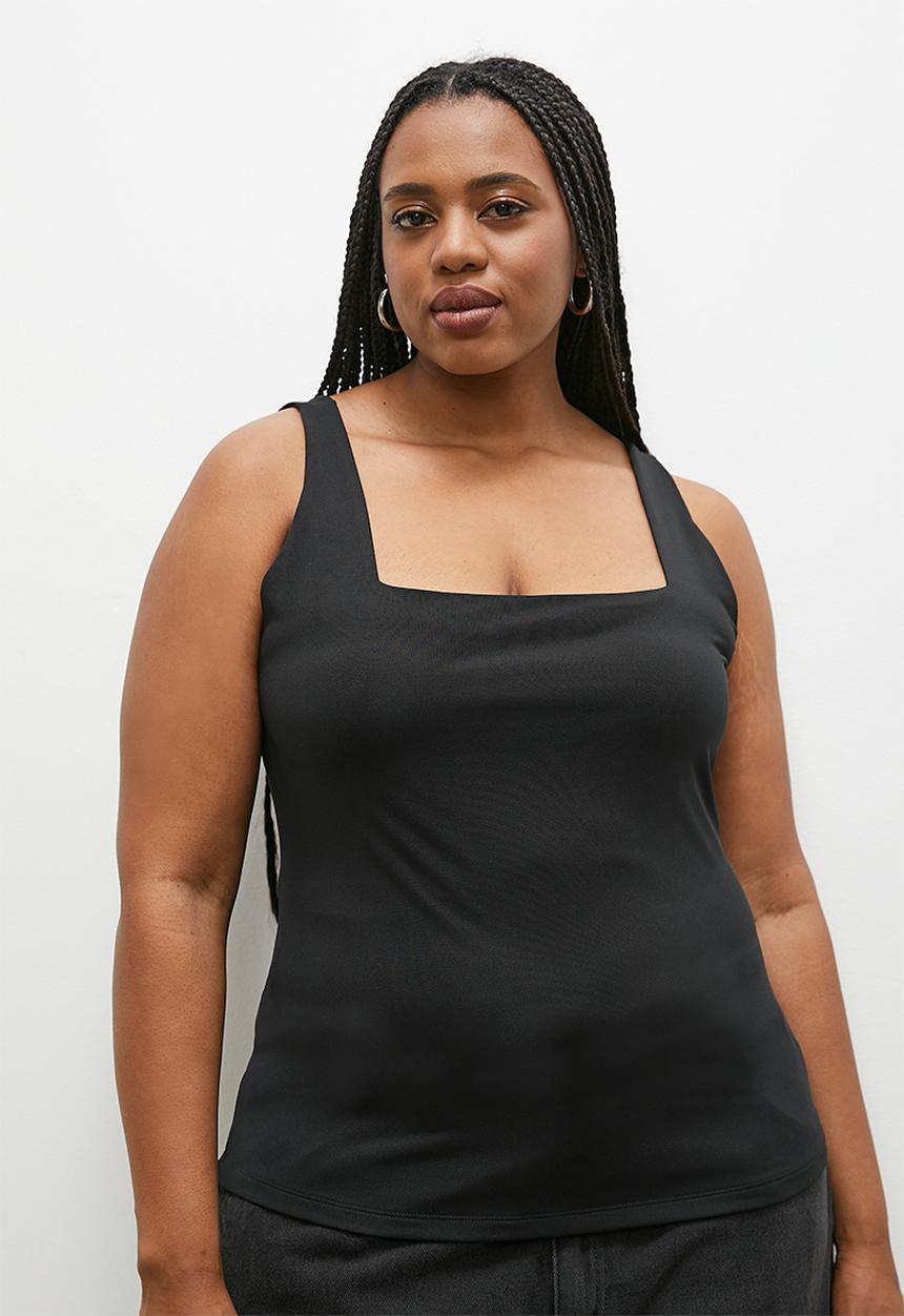 Superbalist - Square neck vest - black