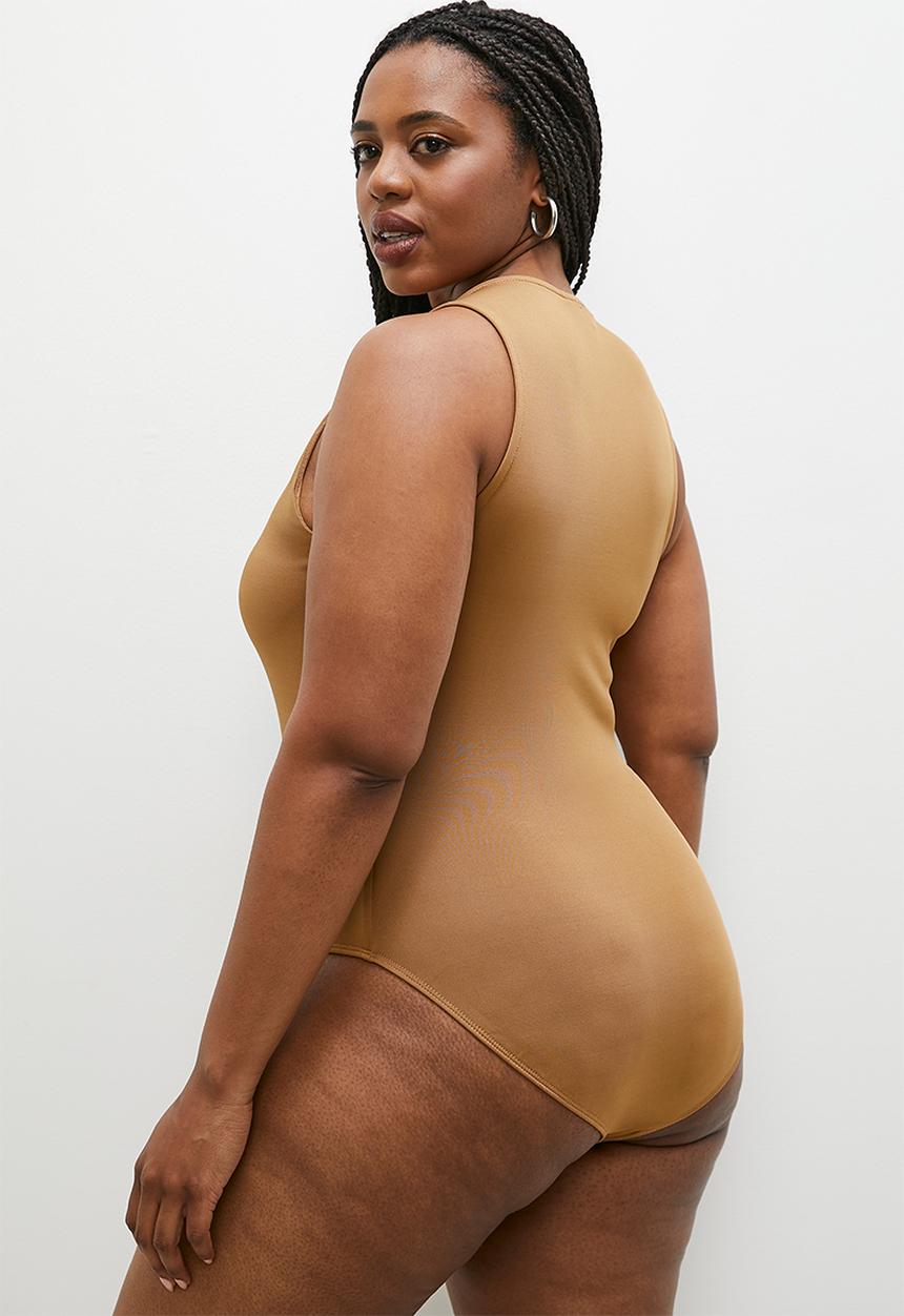 Superbalist - Single boatneck bodysuit - brown