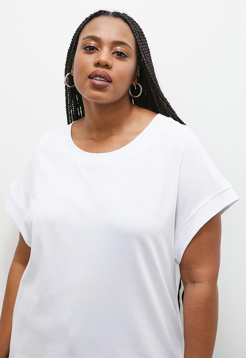 Superbalist - Grown on sleeve tee - white