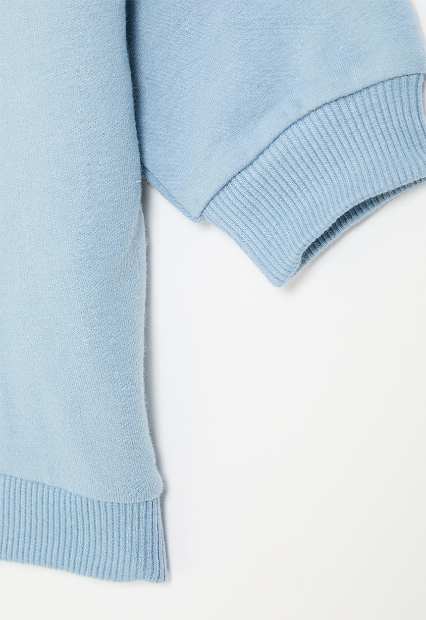 Cotton On - Alma drop shoulder sweater - dusty blue/bro