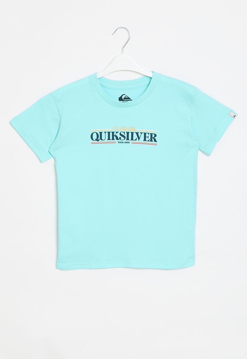 Quiksilver - Gradient line short sleeve pre-boy - pastel turquoise