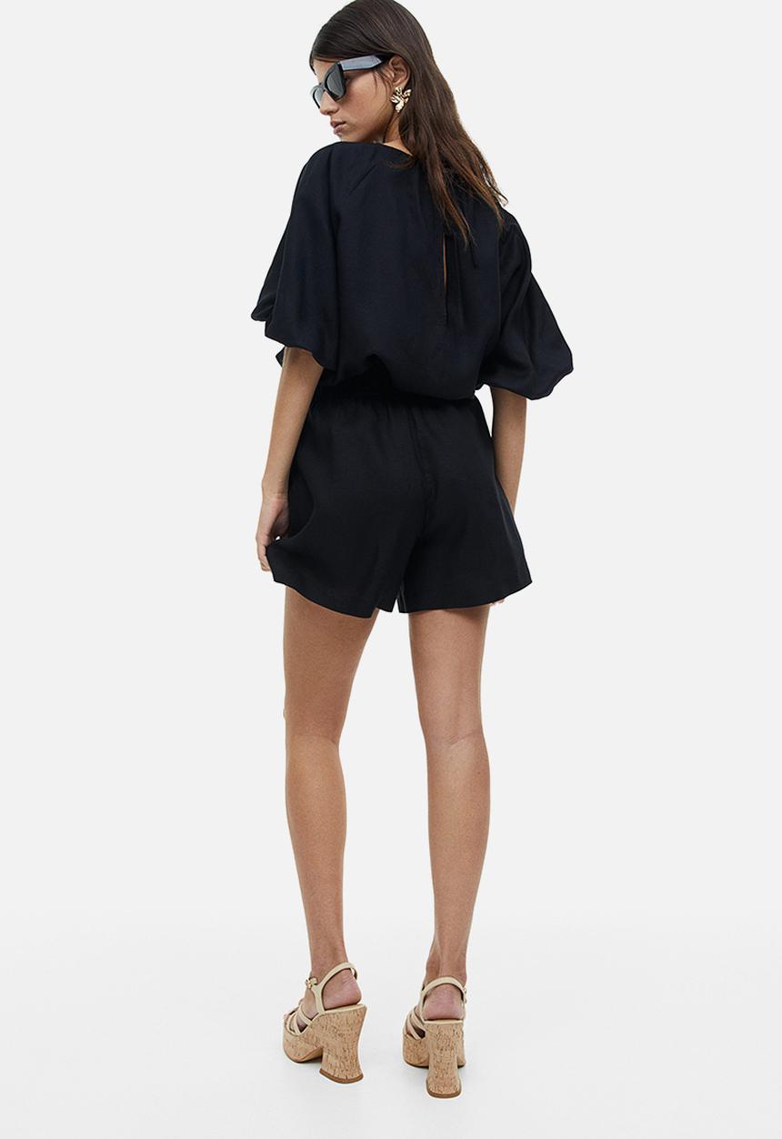 H&M - Pull-on shorts - black