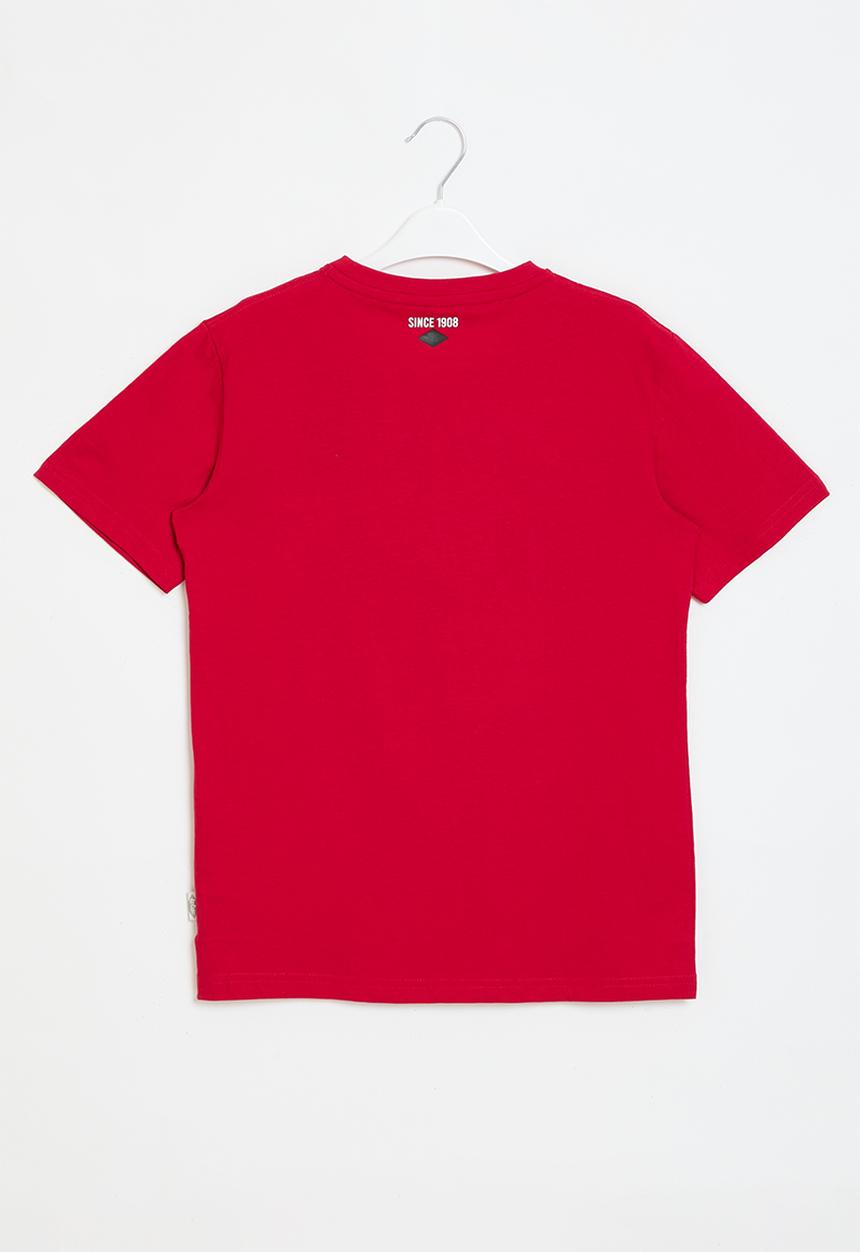 Lee Cooper - London logo print kids tee - red