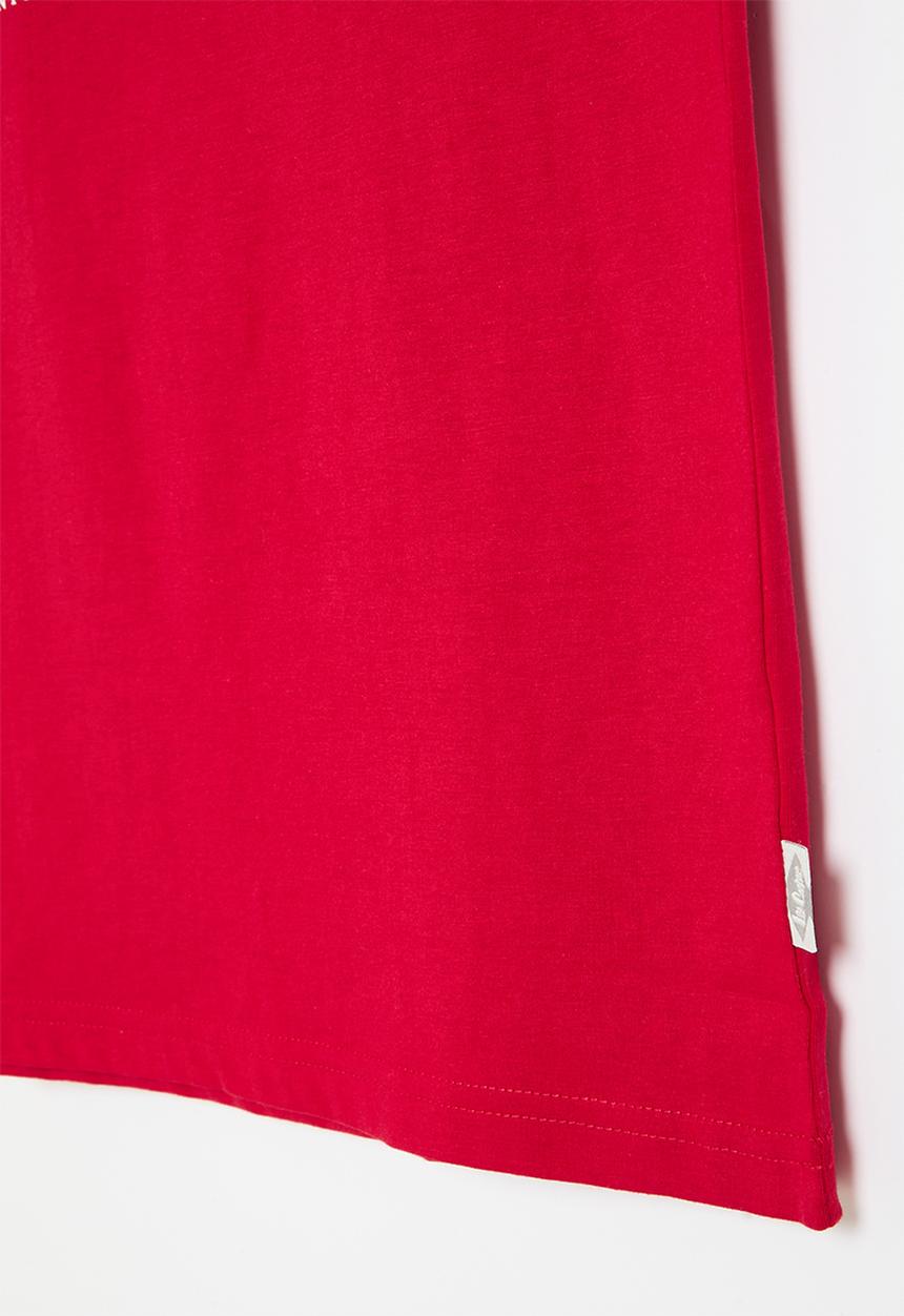 Lee Cooper - London logo print kids tee - red
