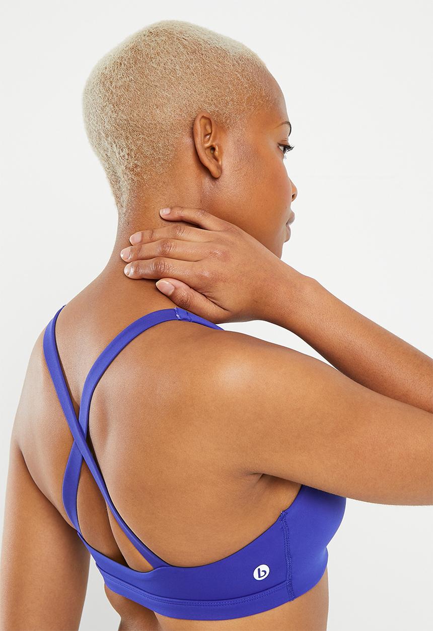 Cotton On - Ultra luxe strappy back crop - sodalite blue