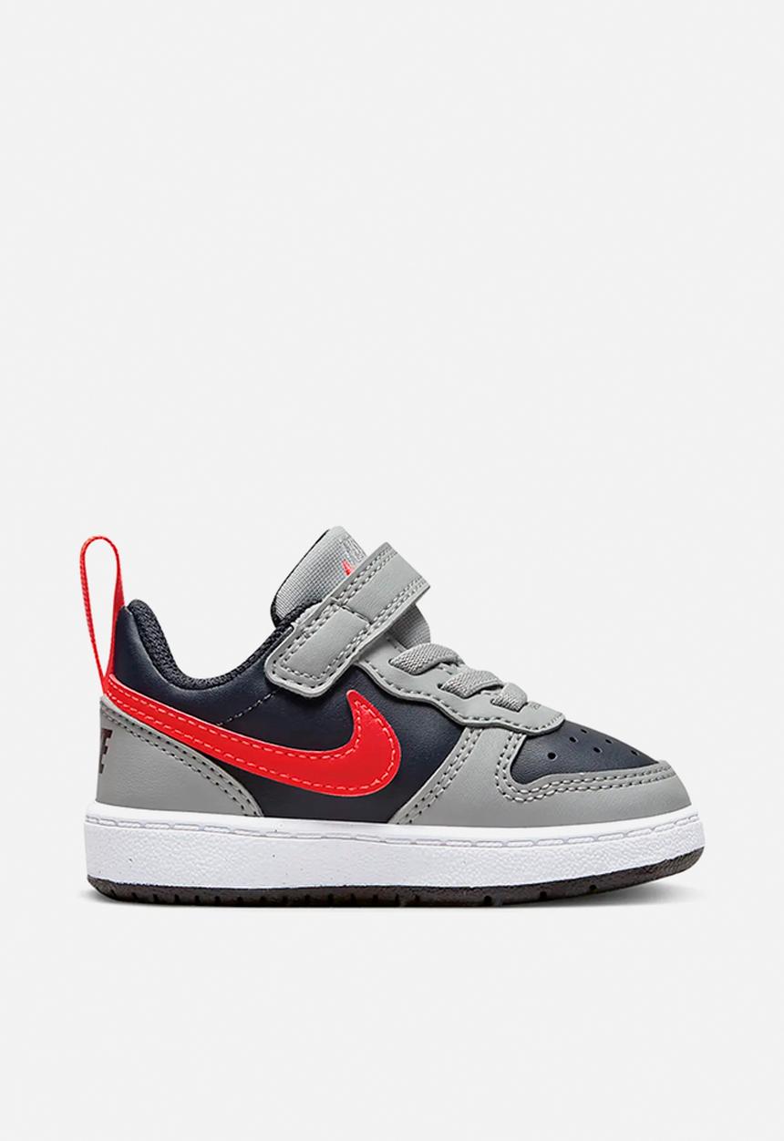 Nike - Nike court borough low recraft - lt smoke grey/bright crimson