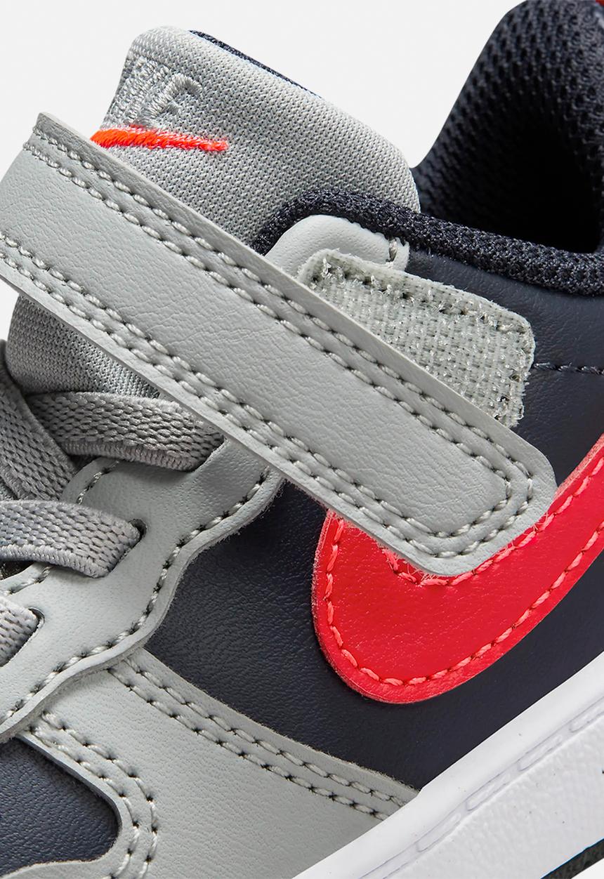 Nike - Nike court borough low recraft - lt smoke grey/bright crimson
