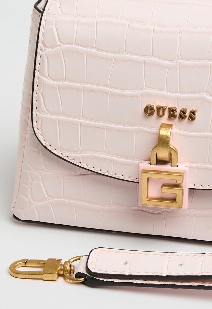 GUESS - Montreal mini crossbody flap - pale rose