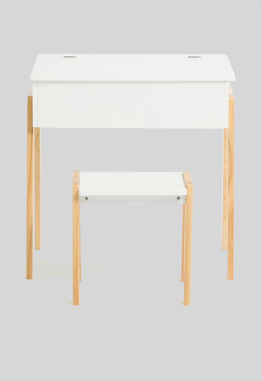 Sixth Floor - Naga table & chair - white