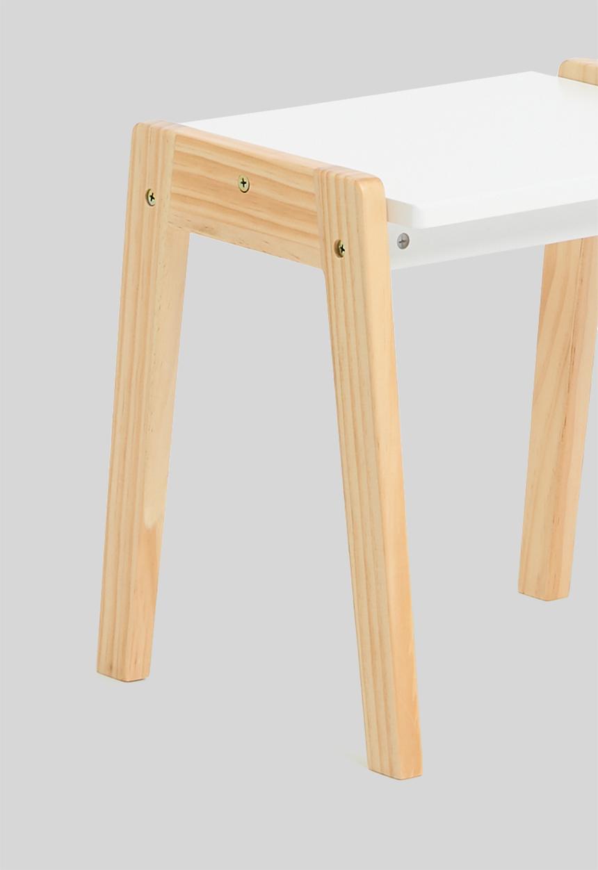 Sixth Floor - Naga table & chair - white