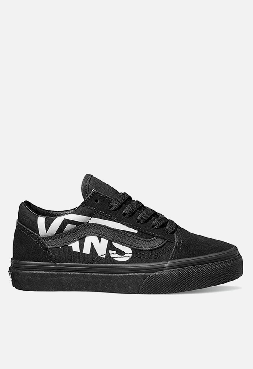 Vans - Jn Old Skool -  logo black & white