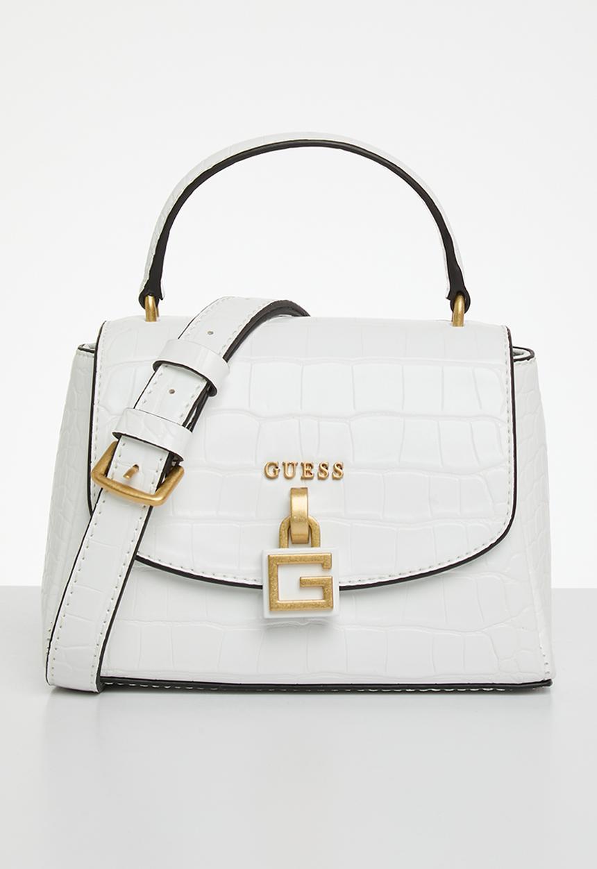 GUESS - Montreal mini crossbody flap - white