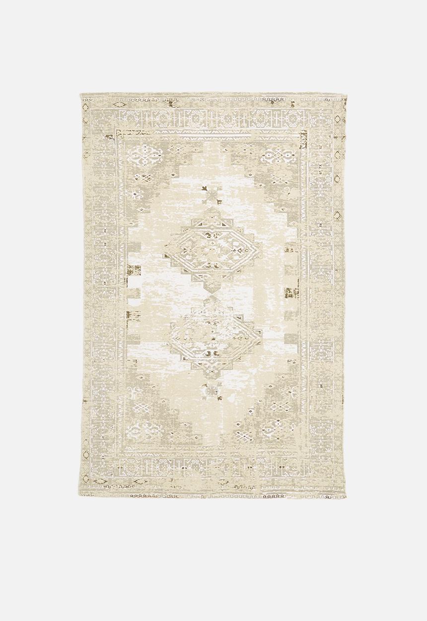 Sixth Floor - Antique printed rug - light grey
