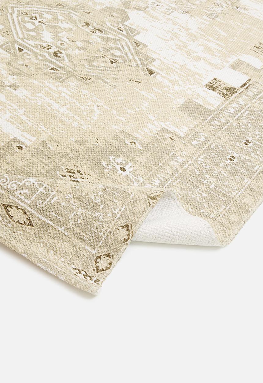 Sixth Floor - Antique printed rug - light grey