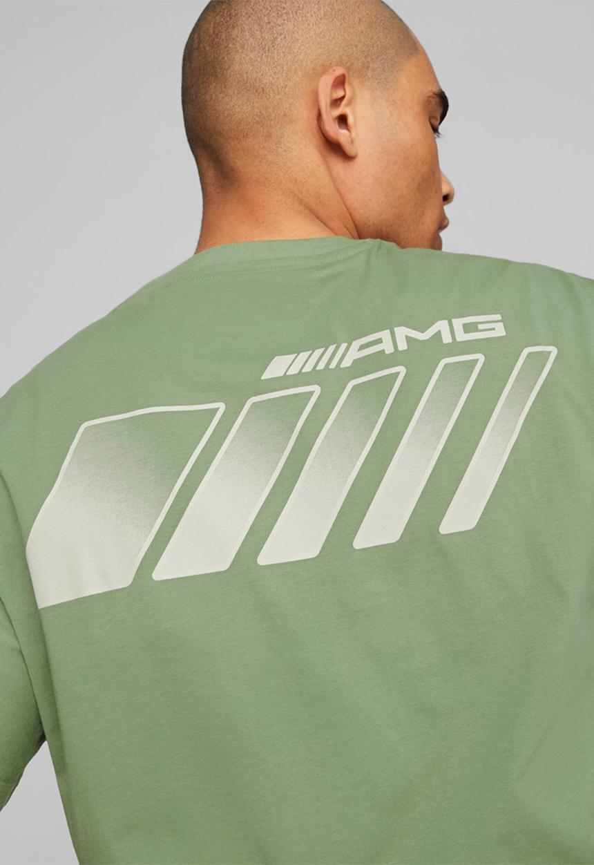 PUMA - Amg logo tee - green
