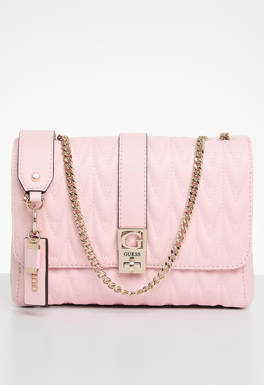 GUESS - Regilla convertible xbody flap - pale rose