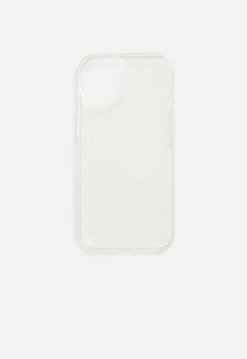 H&M - Glittery iphone 13 case - transparent glitter