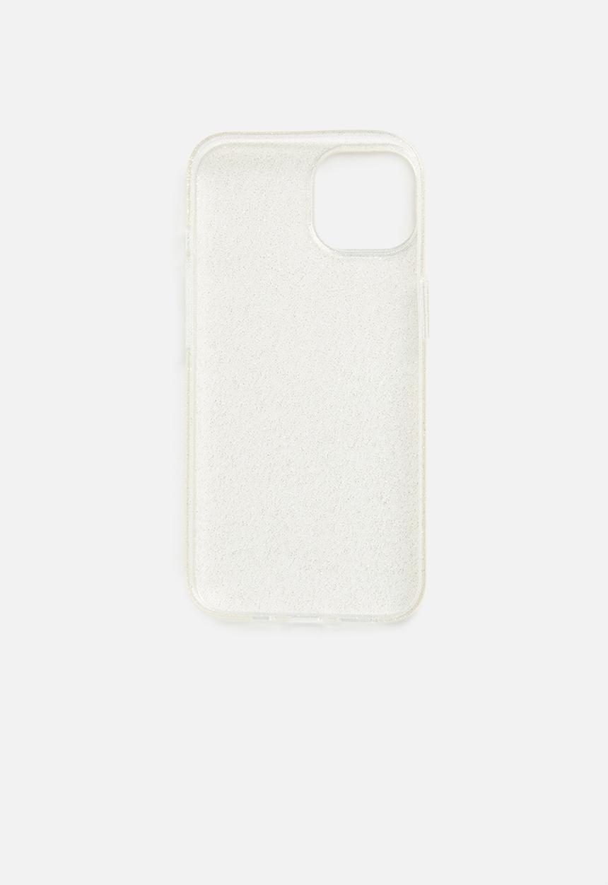 H&M - Glittery iphone 13 case - transparent glitter