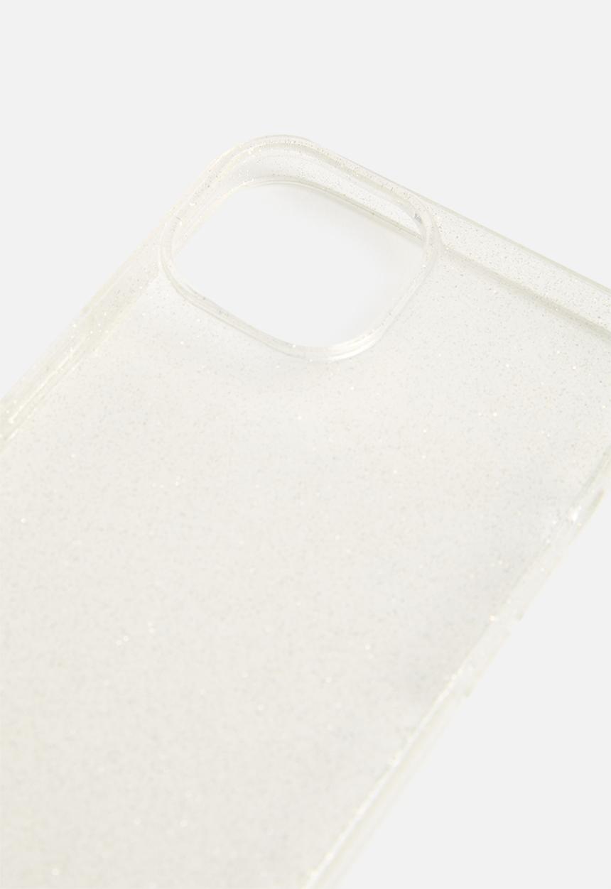 H&M - Glittery iphone 13 case - transparent glitter