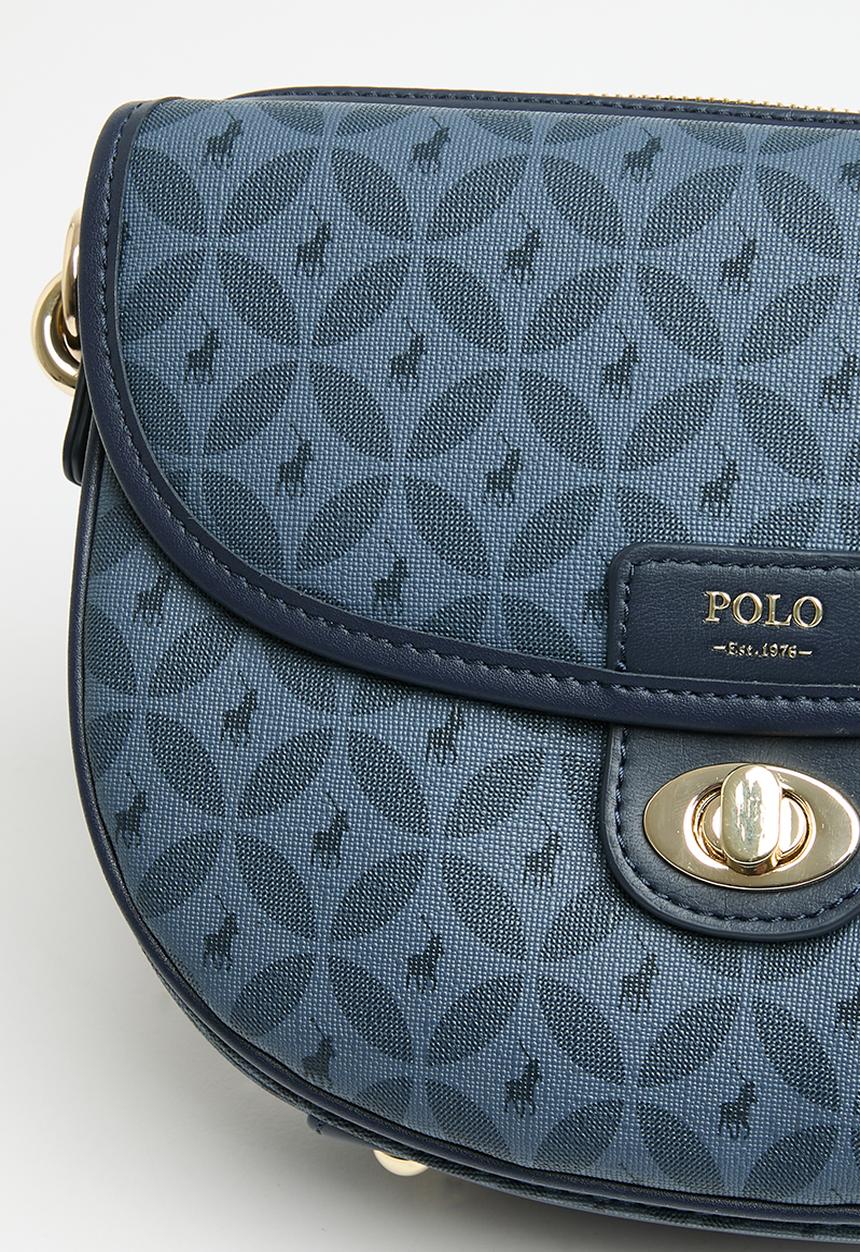 POLO - Saddle crossbody - navy