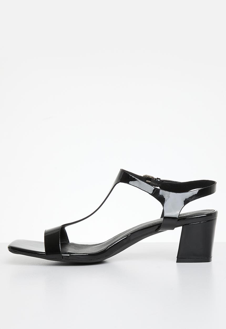 edit - Katya block heel - black