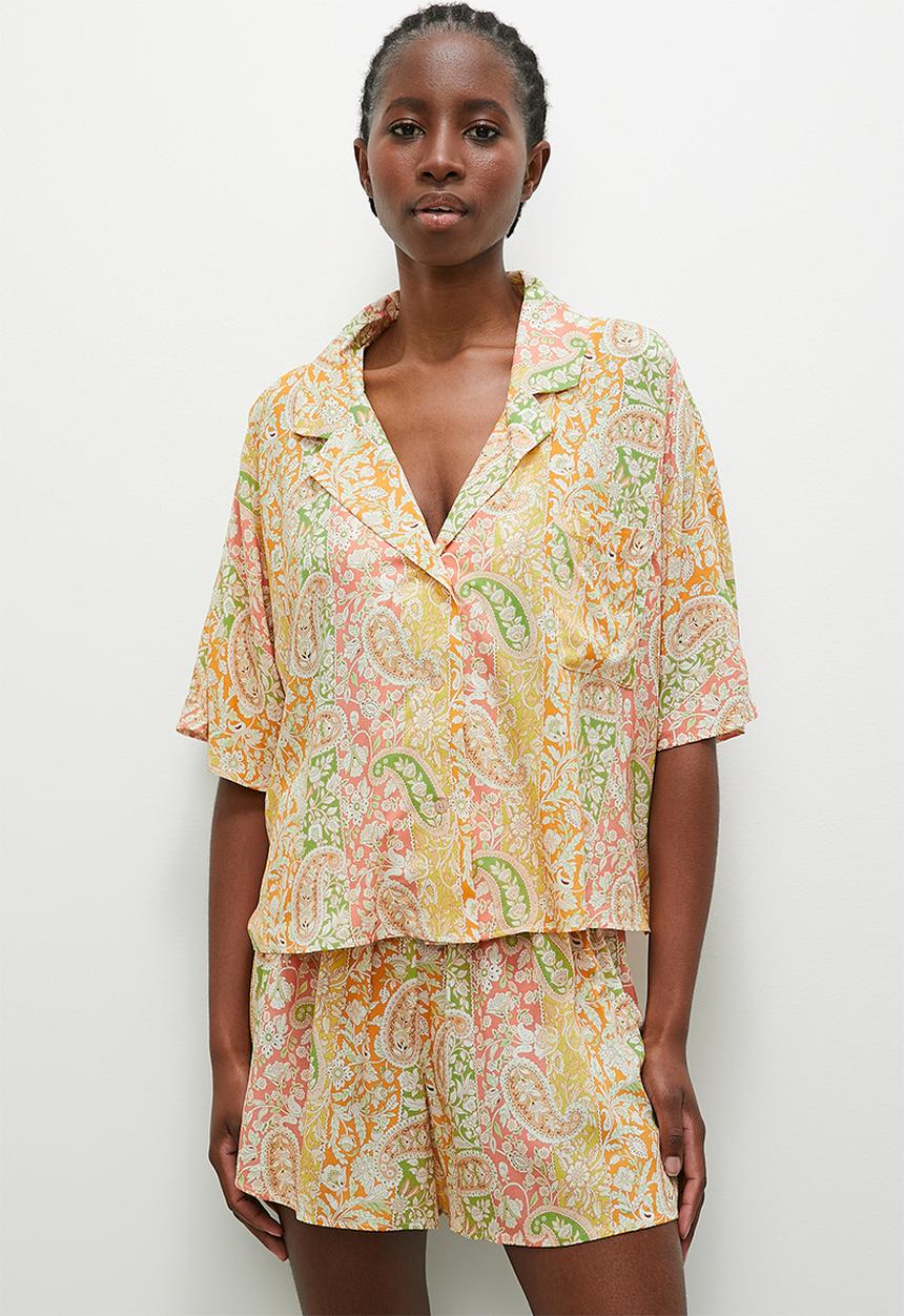 Superbalist - Printed shirt & short set - multi floral