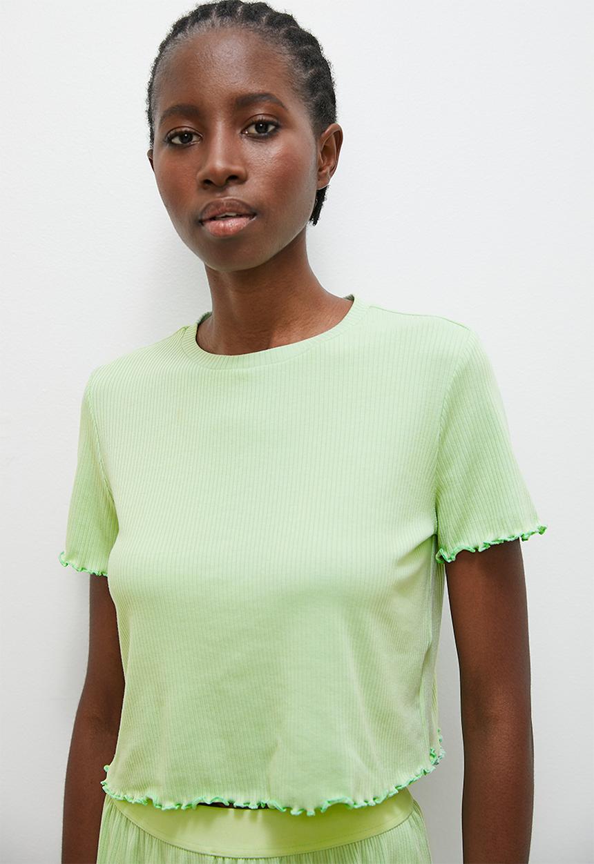Superbalist - Fitted rib tee & boxer short - sage